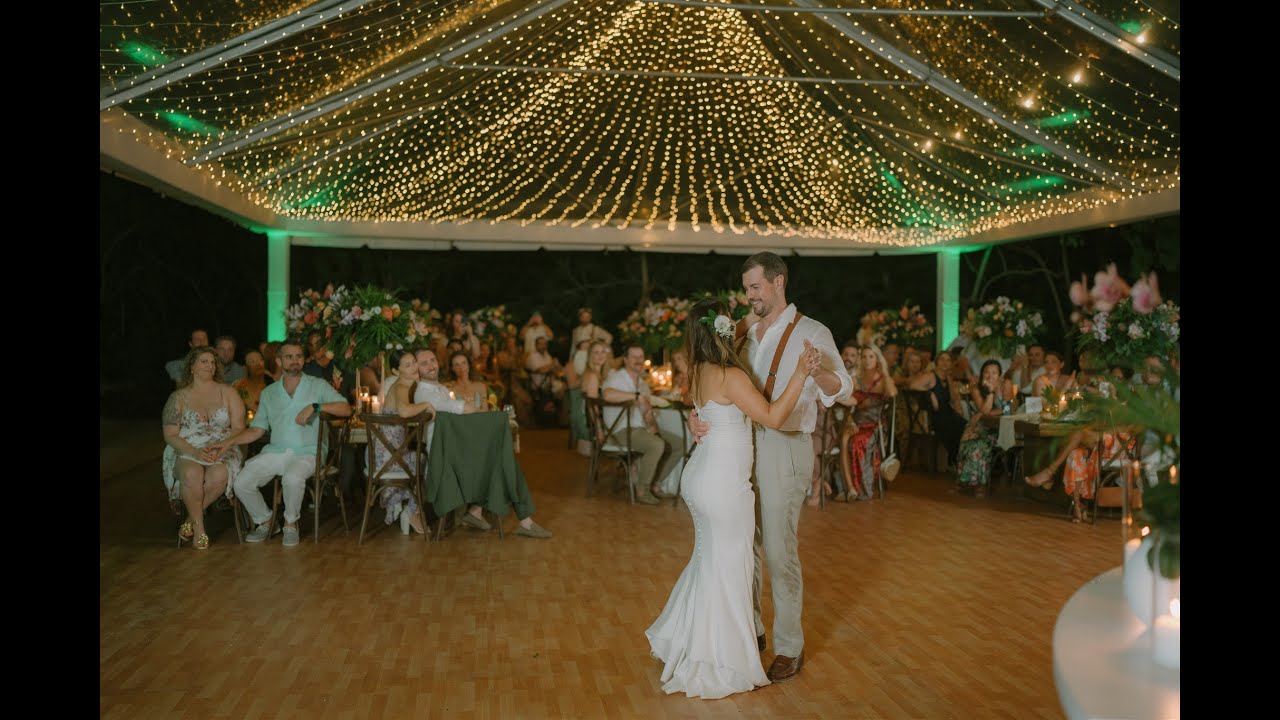 Romantic Oceanfront Wedding Tent • Alessandra + David