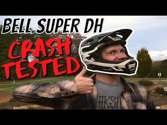 Видео Шлем Bell Super DH Spherical (Matte Blue/Crimson)