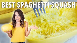 The BEST Way to Cook Spaghetti Squash | Long Strands & Not Watery!