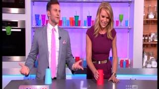 David Campbell (Morning Show)performing "The Cup Song"