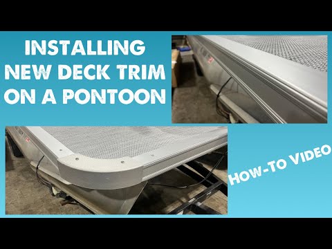 Installing New Pontoon Deck Trim (AKA Rub Rail)