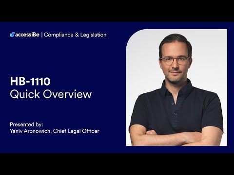 accessiBe | HB-1110 Web Accessibility Compliance Overview