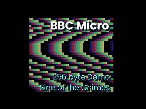 BBC Micro : 256b Demo : Sine of the Chimes by bitshifters collective