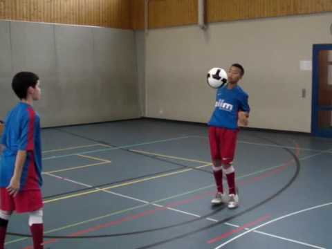 Fussballtraining: Passübung #4 - Passen - Technik
