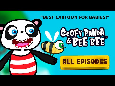 The Best Cartoon for BABIES to Laugh! 😂 Goofy Panda & Beebee ALL Episodes Compilation 🐼🐝