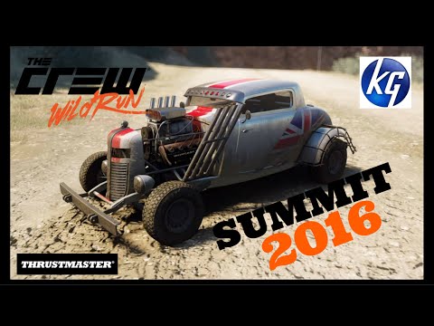The Crew Wild Run ps4 gameplay SUMMIT 2016/First experience with the Thrustmaster T300RS
