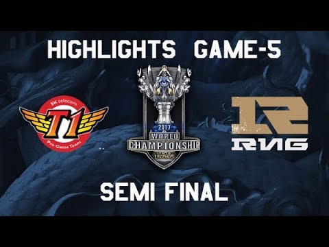 Highlights - SKT T1 vs RNG - GAME 5 [Semi Finals S7 LoL Worlds 2017]