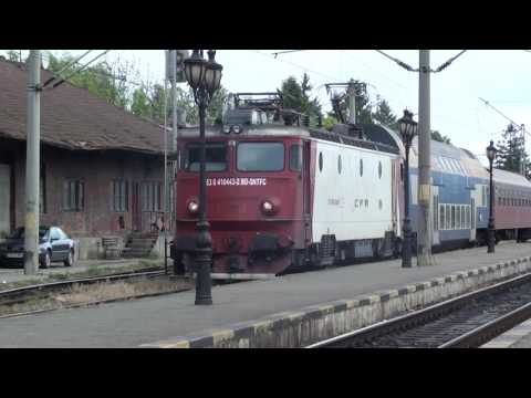 Tren R5503 Pascani - Suceava Nord intra in Suceava cu 41-0443-6 a depoului Suceava Nord - 17.05.2016