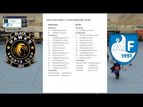 P12 Kilpajatkosarja Hawks - ÅIF 11.12.2022