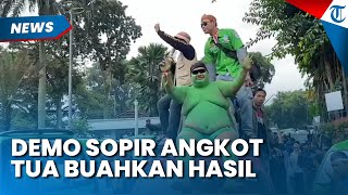 CAT TUBUH HINGGA Blokade Jalan Buahkan Hasil, Tuntutan Sopir Angkot Tua di Bogor Dikabulkan Pemkot