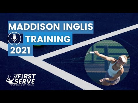 Maddison Inglis Training & Interview ahead of 2021 Australian Open