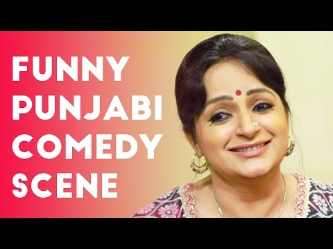 Funny Punjabi Comedy Fight Scene ● Lak 28 Kudi Da ● Upasana Singh ● New Punjabi Movies 2016