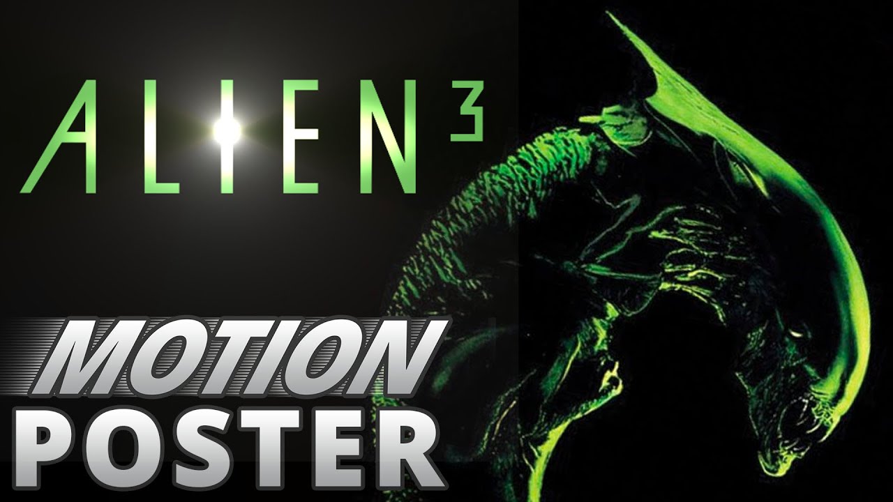 Alien 3 1992 Movie Motion Poster - Sigourney Weaver Film - FAN MADE - After Effects