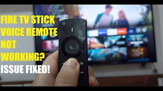Fire Tv Stick Alexa Voice Remote not working - Issue fixed!