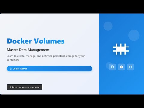 Docker Volumes Explained: Data Persistence for Beginners 🐳