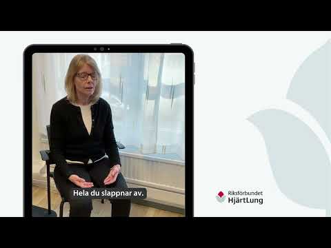 Medicinsk yoga och en andningsövning