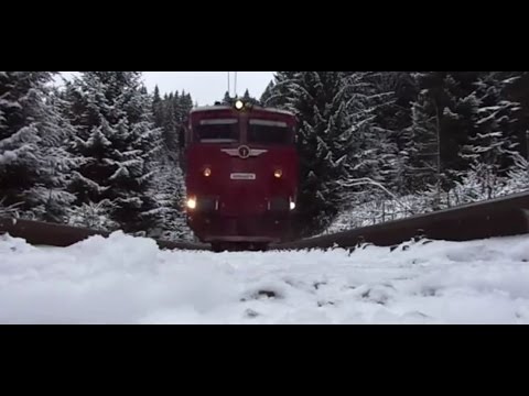 Filmare de sub tren, IR1832 Cluj - Galati - 08.01.2016