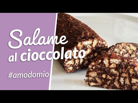 Salame al cioccolato semplice e veloce | Le torte di Simona