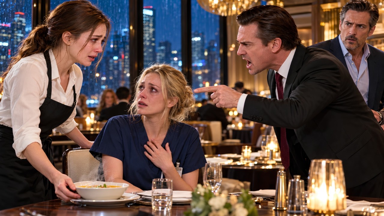 The Billionaire Sees a Waitress Give Her Table to an Exhausted Nurse—What Happens Next Changes Lives