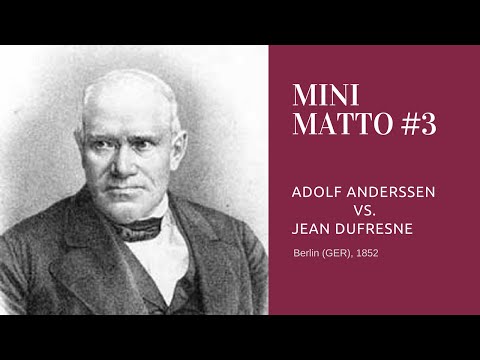 Adolf Anderssen vs Jean Dufresne | Partite di scacchi | Tattica brillante