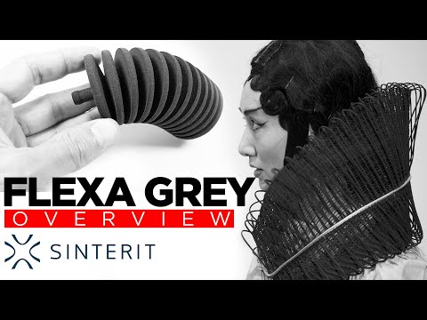 Sinterit Flexa Grey Overview - Flexible TPU Rubber Replacement | Sinterit Materials