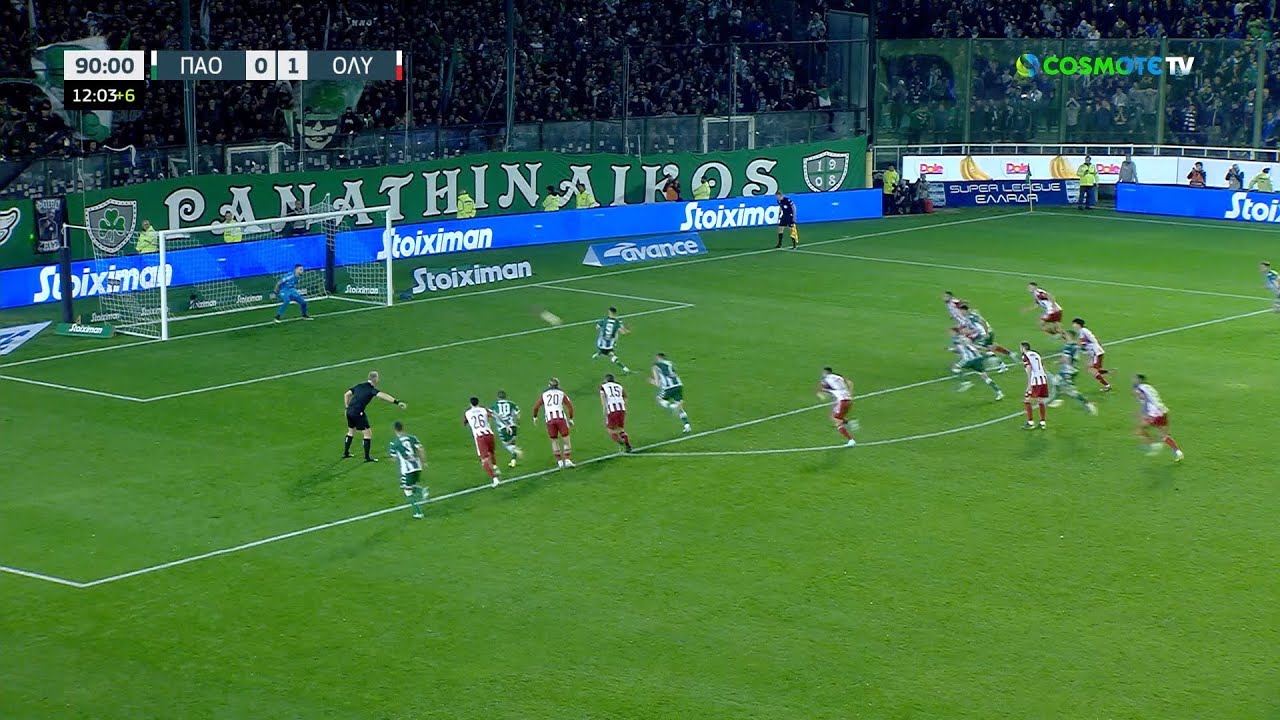 Highlights: Panathinaikos – Olympiacos 1-1 | pao.gr