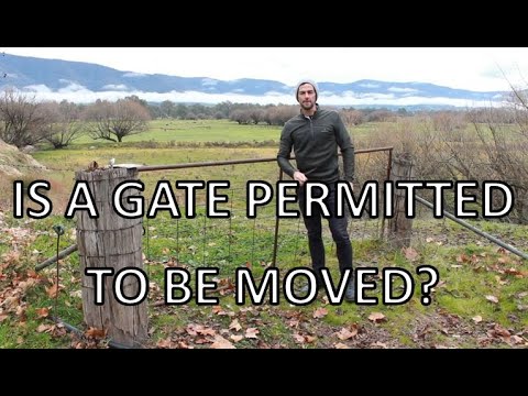 Do I get to Move a Gate that is attached to boundary objects? - Golf Rules
