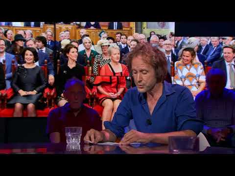 Ronald Snijders met zijn versie van de troonrede