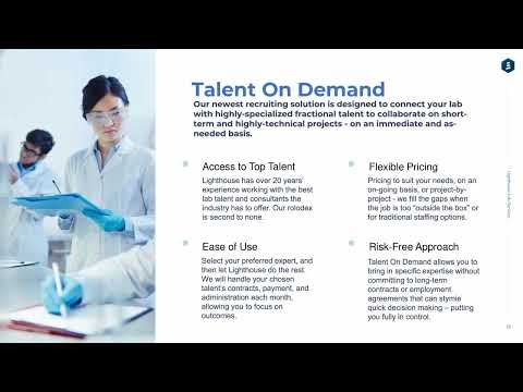 Introducing Laboratory Talent On-Demand from Lighthouse