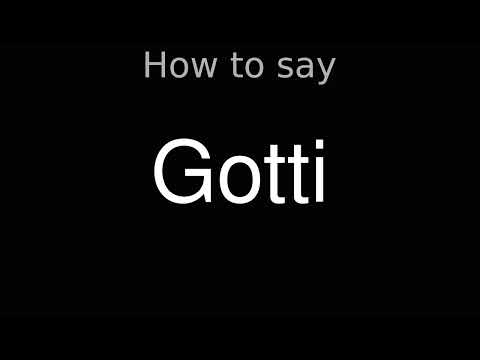 How to Pronounce correctly Gotti (Movie)