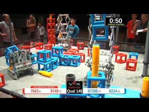 2015 VRC-MS Oppo Q148 -  (7663 8739E) 68-Opportunity Div-VRC Middle School-VEX Worlds 2015