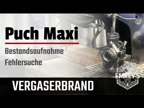 Der Vergaserbrand - Puch Maxi S - Fehlersuche