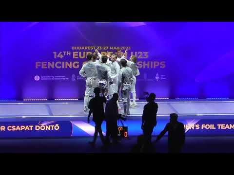 European Championships 2023 U23MF TEAM - GOLD - Poland v France