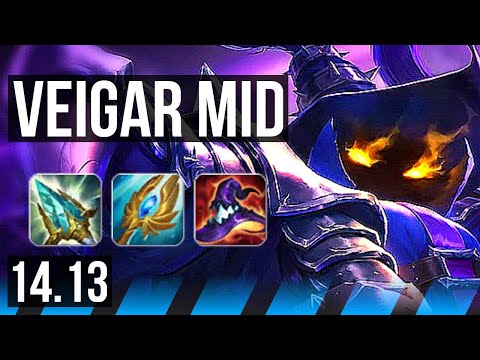 VEIGAR vs ZILEAN (MID) | 500+ games, 8/2/2 | NA Grandmaster | 14.13