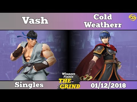 The Grind 10 Vash (Ryu) vs SL|ColdWeatherr (Marth) Winners Finals
