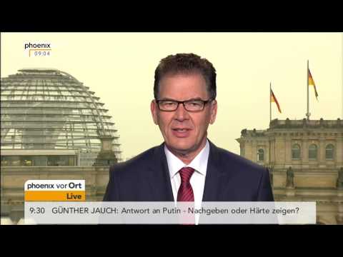 Entwicklungsminister Gerd Müller zu seiner Zukunftscharta im Tagesgespräch am 24.11.2014