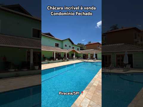 Chácara Incrível à venda - Condomínio Fechado em Piracaia/SP - 01h de SP, Mobiliada por R$2.850.000!