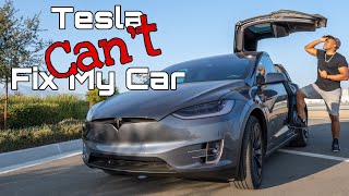 Tesla Couldn't Fix My Model X's Falcon Wing Door! I Had To Get Creative