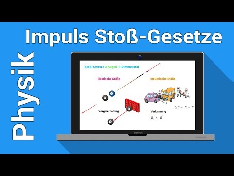 Impuls und Impulserhaltung  | Unterschied elastischer Stoß und inelastischer Stoß | Physiknachhilfe