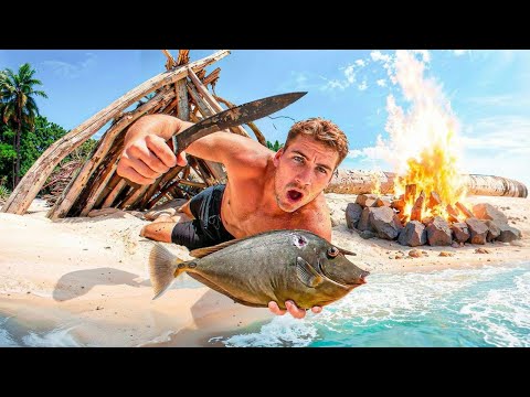 Sopravvivenza estrema da solo su un'isola deserta: pesca e cucina selvaggia
