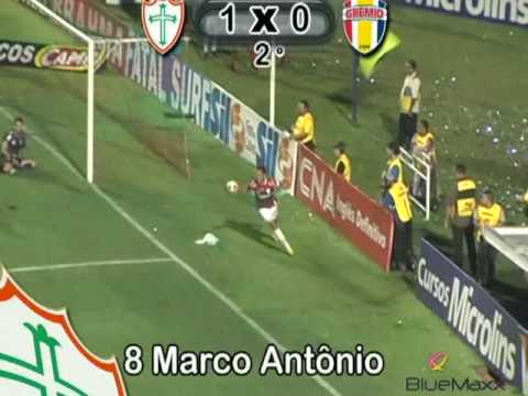 Paulistao 2010 Portuguesa X Gremio Prudente Primeiro Gol da Portuguesa Gol do Marco Antonio.mpg