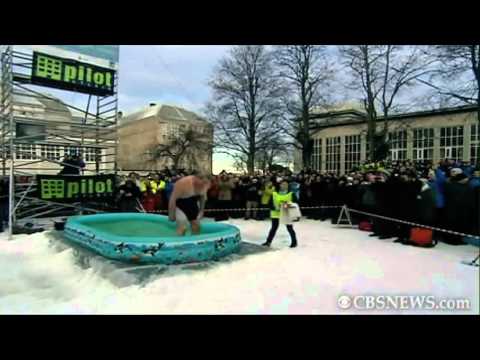 Man high dives into children's pool