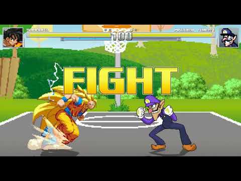 GOKU VS WALUIGI