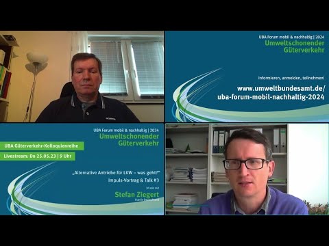 UBA Güterverkehrskolloquium #3 | Alternative Antriebe für Lkw, was geht schon heute, was morgen?