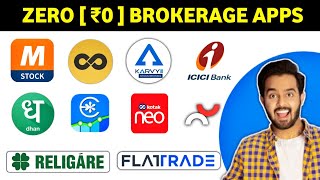 Zero brokerage demat account | best app for zero brokerage | zero brokerage trading app
