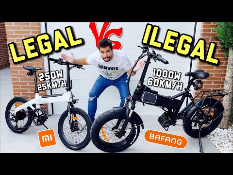 Bicicleta Eléctrica ILEGAL vs LEGAL | ACCOLMILE (Bafang 1000W) vs HIMO C20 (Xiaomi)