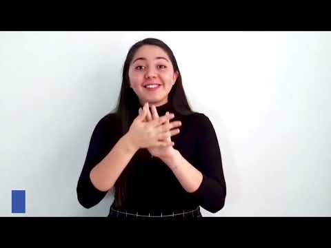 Hola soy Paula intérprete de lenguaje de señas