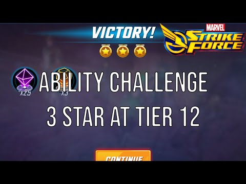 Ability Enhancement Challenge - Tier 12 3 Star - Marvel Strike Force