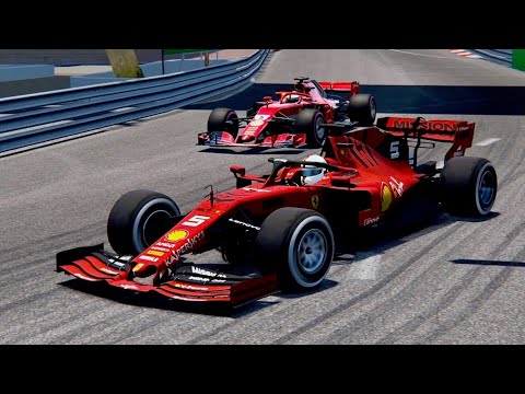 Ferrari F1 2019 vs Ferrari F1 2018 - Monaco