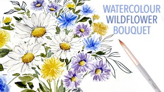 Simple Shapes To Create Beautiful WILDFLOWERS!